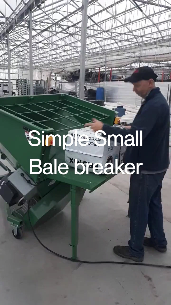 Small Bale Breaker for 3.8 bales of Soil or Peat Moss