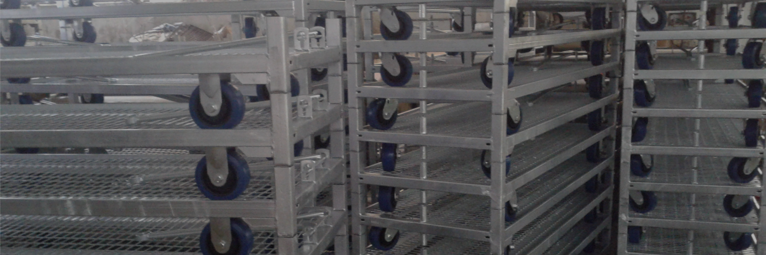 Blue Diamond Floral Carts