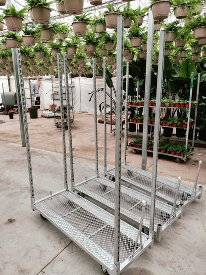 Blue Diamond Floral Cart Posts (77" Lengths)